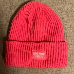 Shawn Mendes pink beanie